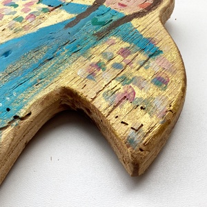 Angyalszárny - Rusztikus Festett Fatábla - Falra akasztható - Ajándék ötlet - Angyal, Gyerekszoba - otthon & életmód - dekoráció - fali és függő dekoráció - függődísz - Meska.hu