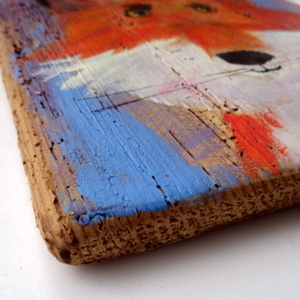 Jóban- rosszban - Rusztikus Fatábla, Ajándék ötlet - Egyedi Falidísz, Bagoly, Róka, Gyerekszoba - otthon & életmód - dekoráció - fali és függő dekoráció - falra akasztható dekor - Meska.hu