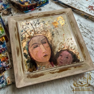 Szent pillanat - Rusztikus Fatábla, Egyedi Falikép, Akril Festmény - Laczó Ágnes - otthon & életmód - dekoráció - fali és függő dekoráció - falra akasztható dekor - Meska.hu