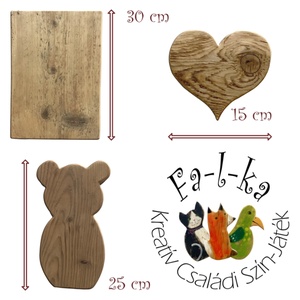 Fa-l-ka - Fesd ki Magad! Kreatív családi foglalkoztató. Rusztikus fatáblák. Ajándék ötlet - Mackó - diy (csináld magad) - egységcsomag - Meska.hu