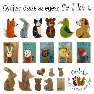 Fa-l-ka - Fesd ki Magad! Kreatív családi foglalkoztató. Rusztikus fatáblák. Ajándék ötlet - Mackó - diy (csináld magad) - egységcsomag - Meska.hu