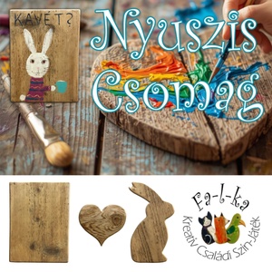 Fa-l-ka - Fesd ki Magad! Kreatív családi foglalkoztató. Rusztikus fatáblák. Ajándék ötlet - Nyusz - Meska.hu