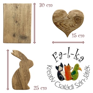 Fa-l-ka - Fesd ki Magad! Kreatív családi foglalkoztató. Rusztikus fatáblák. Ajándék ötlet - Nyusz - diy (csináld magad) - egységcsomag - Meska.hu
