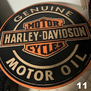 Harley Davidson asztallap vagy falideko 70 cm, Otthon & Életmód, Bútor, Asztal, Famegmunkálás, MESKA