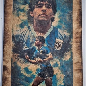 Diego Maradona fakép - Meska.hu