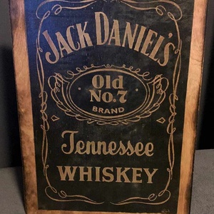 Jack Daniels fakép - Meska.hu
