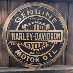 Harley Davidson Lézergravírozott fakép, Otthon & Életmód, Dekoráció, Kép & Falikép, 3d képek, Famegmunkálás, MESKA