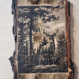 Lézergravírozott fakép, DIY (Csináld magad), Egységcsomag, Famegmunkálás, MESKA