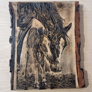 Lézergravírozott fakép, DIY (Csináld magad), Egységcsomag, Famegmunkálás, MESKA