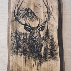 Lézergravírozott fakép, DIY (Csináld magad), Egységcsomag, Famegmunkálás, MESKA