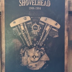Harley Davidson fakép, Otthon & Életmód, Dekoráció, Dísztárgy, Decoupage, transzfer és szalvétatechnika, MESKA