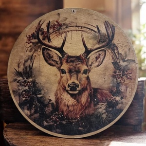 Karácsonyi ajtódísz, Karácsony, Adventi díszek, Adventi ajtódísz, Famegmunkálás, MESKA