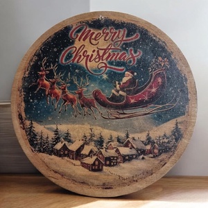 Karácsonyi ajtódísz, Karácsony, Adventi díszek, Adventi ajtódísz, Famegmunkálás, MESKA