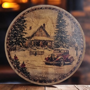 Karácsonyi ajtódísz, Karácsony, Adventi díszek, Adventi ajtódísz, Famegmunkálás, MESKA