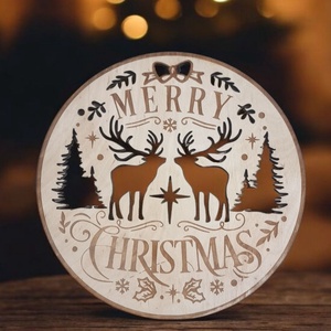 Karácsonyi ajtódísz - Meska.hu