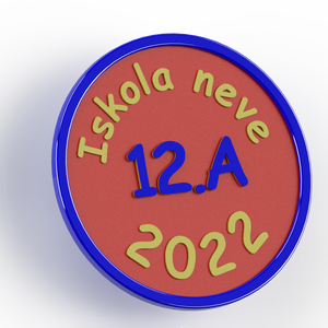 Gombavató, szalagavató, gomb, kitűző. Teljesen egyedivé tehető! Végtelen színkombináció. Ingyenes látványterv! - ékszer - kitűző és bross - Meska.hu