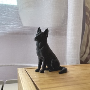 Mini farkaskutya figura - Meska.hu