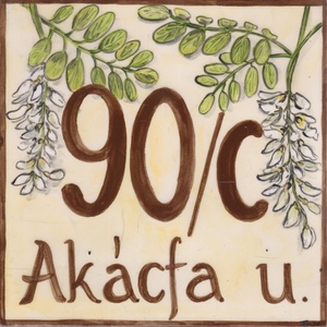 Egyedi  házszámtábla - otthon & életmód - ház & kert - házszám - Meska.hu