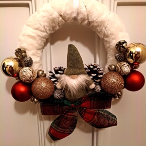 Karácsonyi ajtódísz - Meska.hu