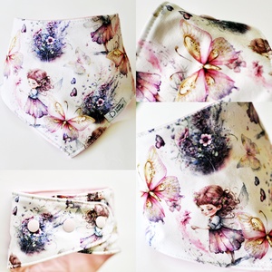 Tündér és Pillangó nyálkendő  - Meska.hu