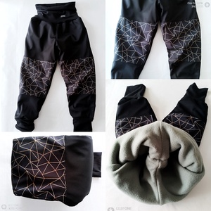 Geometria softshell unisex vízálló vastag béléses, több méreten át viselhető nadrág  - ruha & divat - babaruha & gyerekruha - nadrág - Meska.hu