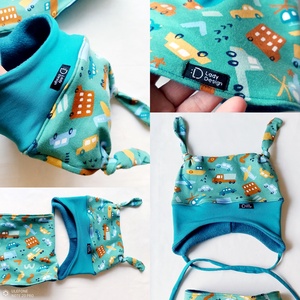 Téli bélelt sapka Járművek - ruha & divat - babaruha & gyerekruha - babasapka - Meska.hu