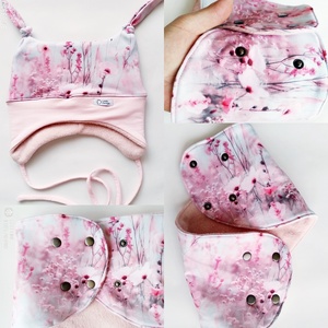 Virágok sapka sál vízálló nyálkendő  - Meska.hu