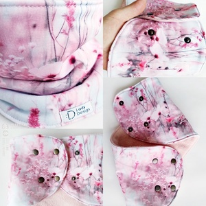 Virágok sapka sál vízálló nyálkendő  - ruha & divat - babaruha & gyerekruha - babasapka - Meska.hu