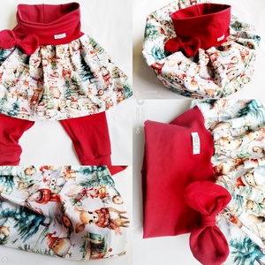 Karácsonyi szoknyanadrág, Ruha & Divat, Babaruha & Gyerekruha, Szoknya, Varrás, MESKA