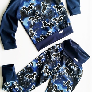 Sötétben világítós unikornisos nadrág, pizsi , póló., Ruha & Divat, Babaruha & Gyerekruha, Nadrág, Varrás, MESKA