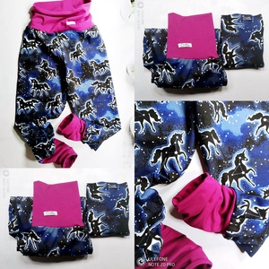 Sötétben világítós unikornisos nadrág, pizsi , póló. - ruha & divat - babaruha & gyerekruha - nadrág - Meska.hu