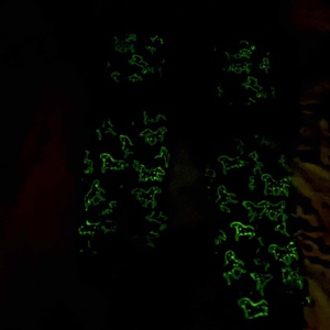 Sötétben világítós unikornisos nadrág, pizsi , póló. - ruha & divat - babaruha & gyerekruha - nadrág - Meska.hu