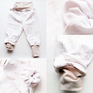 Álompuha bolyhos nyuszis szabadidő nadrág , Ruha & Divat, Babaruha & Gyerekruha, Nadrág, Varrás, MESKA