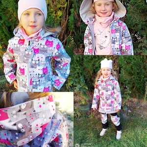 Cica softshell Bélelt Kabát , Ruha & Divat, Gyerekruha, Gyerek kabát, dzseki, Varrás, MESKA
