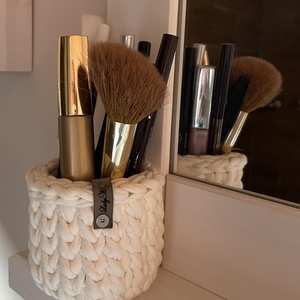 Horgolt mini tároló, Otthon & Életmód, Fürdőszoba, Fürdőszobai tároló, Horgolás, MESKA