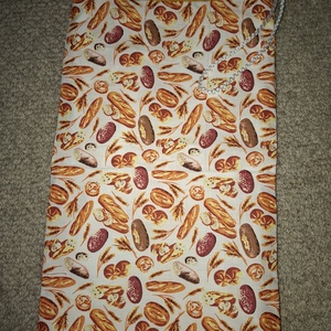 Nagyméretű uzsonnás zsák frissen tartó PUL béléssel, Táska & Tok, Bevásárlás & Shopper táska, Kenyeres zsák, Varrás, MESKA