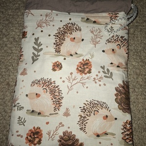 Sünis uzsonnás zsák frissen tartó PUL béléssel, Táska & Tok, Bevásárlás & Shopper táska, Kenyeres zsák, Varrás, MESKA