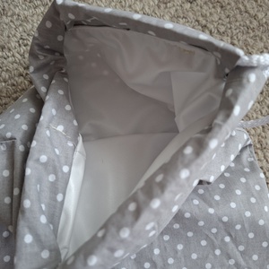 Nagyméretű uzsonnás zsák frissen tartó PUL béléssel - táska & tok - bevásárlás & shopper táska - kenyeres zsák - Meska.hu