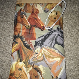 Lovas uzsonnás tasak frissen tartó PUL béléssel, Táska & Tok, Bevásárlás & Shopper táska, Kenyeres zsák, Varrás, MESKA