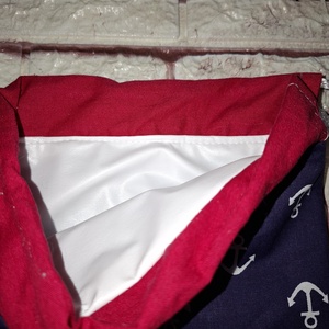 Matróz mintás uzsonnás tasak frissen tartó PUL béléssel - táska & tok - bevásárlás & shopper táska - kenyeres zsák - Meska.hu