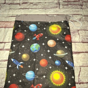 Nagyméretű uzsonnás zsák frissen tartó PUL béléssel, Táska & Tok, Bevásárlás & Shopper táska, Kenyeres zsák, Varrás, MESKA