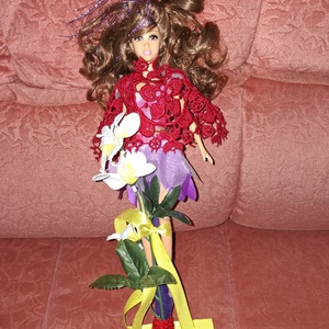 Barbies ovis ballagási csokor - Meska.hu