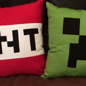 Minecraft párna (választható) - Meska.hu