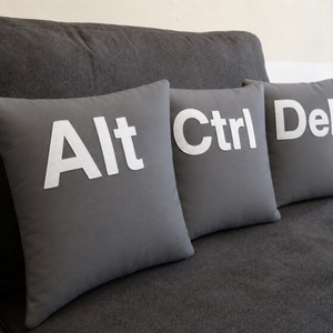 Ctrl Alt Del párna szett - Meska.hu