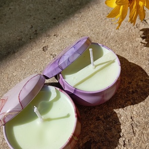 LaFlamma -- Aloevera illatú paraffin gyertya, Karácsony, Karácsonyi lakásdekoráció, Karácsonyi illatgyertya, mécses, Gyertya-, mécseskészítés, MESKA
