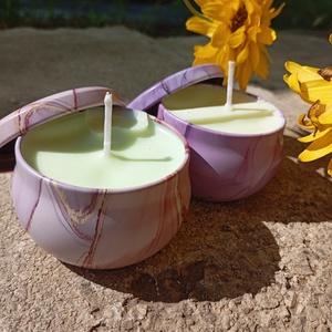 LaFlamma -- Aloevera illatú paraffin gyertya - karácsony - karácsonyi lakásdekoráció - karácsonyi illatgyertya, mécses - Meska.hu
