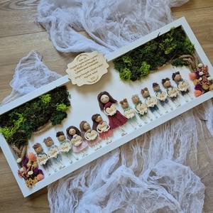 Ballagási, évvégi ajándék pedagógusoknak, óvónőknek, dadusoknak, tanároknak makramé babákkal - Meska.hu