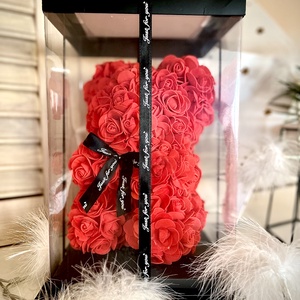 Rose Bear-piros - Meska.hu Rose Bear-piros - Meska.hu