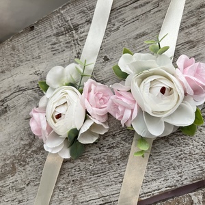 Csuklódísz, Esküvő, Kiegészítők, Kitűző, Virágkötés, MESKA