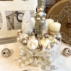 Diótörő adventi box - karácsony - adventi díszek - adventi asztaldísz - Meska.hu